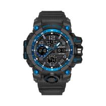 Relógio De Pulso Masculino À Prova D'Água Com LED E Duplo Display, Multifuncional, Estilo Fashion, Relógio De Pulso Masculino À Prova D'Água Com LED E Duplo Display, Multifuncional, Estilo Fashion,