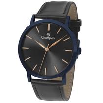 Relógio de Pulso Masculino Champion Analógico Couro Preto CN20677D Relógio de Pulso Masculino Champion Analógico Couro Preto CN20677D