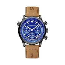 Relógio De Pulso Masculino Com Pulseira De Couro, Relógio De Quartzo, Calendário, Moda, Ao Ar Livre,