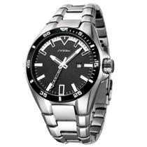 Relógio de Pulso Masculino de Aço Inoxidável Esportivo Luminoso Impermeável Relógio de Pulso Masculino de Aço Inoxidável Esportivo Luminoso Impermeável