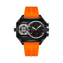 Relógio De Pulso Masculino De Luxo SANDA Com Design De Moda Multifuncional E Mostrador Quadrado Com