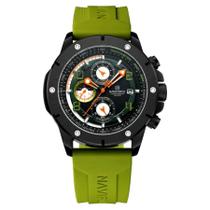 Relógio de Pulso Masculino de Quartzo Design Esportivo Luminoso À Prova D'Água 30M