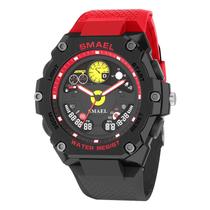 Relógio de pulso masculino Dual Display LED Luminoso Multifunção Impermeavel