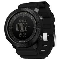 Relógio de Pulso Masculino Esportivo North Edge Altímetro Barômetro Bússola Prova D'água (Preto)
