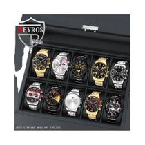 Relógio De Pulso Masculino Estilo Outdoor Com Pulseira De Liga De Alumínio, 10 Peças/Conjunto, Venda