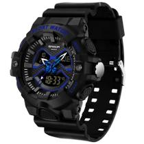 Relógio de Pulso Masculino Led Digital Display Duplo Esportivo A Prova Dágua