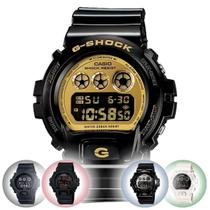 Relógio de Pulso Masculino Marca Casio G-Shock Digital Esportivo Robusto Prova Dágua 200m Preto Branco DW-6900