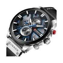 Relógio De Pulso Masculino Militar Esportivo À Prova d'Água Quartz CURREN Relógio De Moda Com Data