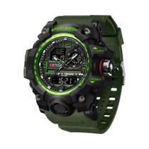 Relógio De Pulso Masculino Multifuncional À Prova d'Água 50M, Estilo Militar, Quartz LED Digital,