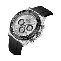 Relógio De Pulso Masculino NAVIFORCE NF8054 Com Pulseira De Silicone Cronógrafo Luminosa Casual