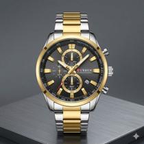 Relógio de Pulso Masculino Original Curren em Aço inoxidável A Prova D Água Relógio de Pulso Masculino Original Curren em Aço inoxidável A Prova D Água