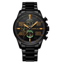 Relógio de Pulso Masculino Quartzo Design Dial Grande Esportivo Impermeavel 3atm