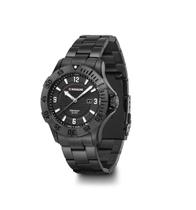 Relógio de pulso masculino Suíco Wenger Seaforce aço inox black 01.0641.135