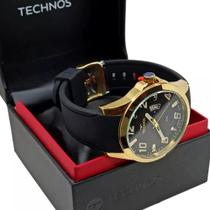 Relógio De Pulso Masculino Technos Dourado Performance Race Pulseira de Silicone 2115KPU/8P Relógio De Pulso Masculino Technos Dourado Performance Race Pulseira de Silicone 2115KPU/8P