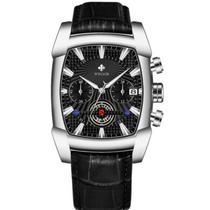 Relógio de Pulso Masculino Toneau Design Esportivo de Quartzo Relógio de Pulso Masculino Toneau Design Esportivo de Quartzo