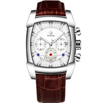 Relógio de Pulso Masculino Toneau Design Esportivo de Quartzo Relógio de Pulso Masculino Toneau Design Esportivo de Quartzo