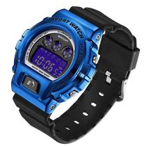 Relógio de pulso militar criativo feminino, impermeável digital