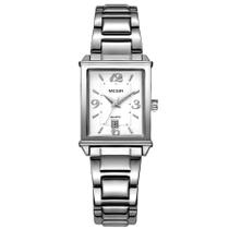 Relógio de pulso minimalista de quartzo feminino quadrado à prova dagua - Relógio de pulso minimalista de quartzo feminino quadrado à prova dagua -