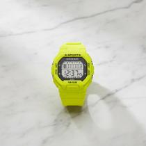 Relógio De Pulso Modelo Redondo Estilo Moderno Amarelo Neo