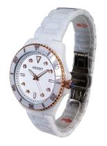 Relógio De Pulso Orient Ftkk0001 B1Bx 5 Atm Cerâmica Branco