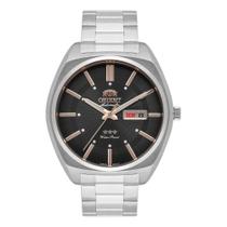Relógio de Pulso Orient Masculino Automático Casual Prova Dágua Aço Inóx Prata F49SS025 P1SX