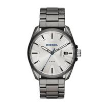 Relógio de Pulso Original Diesel Ms9 Prata Analógico Quartz Aço 5 ATM Masculino DZ186