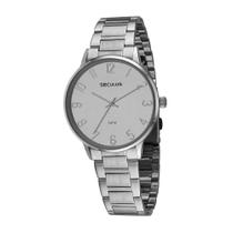 Relógio de Pulso Original Seculus Prata Aço Feminino 77130L0SV