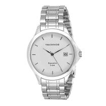 Relógio de Pulso Original Technos Prata Aço Masculino 1S13BCTDY