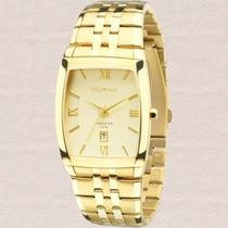 Relógio de Pulso Technos Classic Executive Masculino Analógico Quadrado Aço Inóx Dourado 1N12MP/4X Relógio de Pulso Technos Classic Executive Masculino Analógico Quadrado Aço Inóx Dourado 1N12MP/4X
