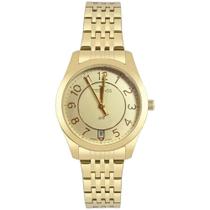 Relógio de Pulso Technos Dourado Feminino Pequeno Coleção Elegance Aço Inoxidável 2115KNJS/4X