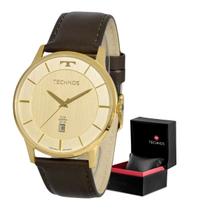 Relógio de Pulso Technos Masculino Slim Dourado Original