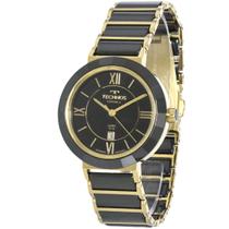 Relógio de Pulso Technos Preto Cerâmica Feminino Original