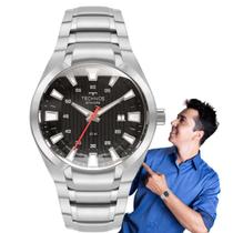 Relógio de Pulso Technos Skymaster Masculino Casual Analógico Prova Dágua Aço Inóx Prata 2117LCL/1P Relógio de Pulso Technos Skymaster Masculino Casual Analógico Prova Dágua Aço Inóx Prata 2117LCL/1P