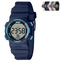 Relógio de Pulso X-Watch Esportivo Moda Infantil Criança Digital Prova D Água Pulseira Silicone