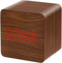 Relógio De quarto Digital C/ Alarme, Led 5v Quadrado 6,5cm 3 sensores de luminosidade temperatura