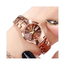 Relógio De Quartzo De Luxo À Prova d'Água Em Aço Inoxidável Para Mulheres ORUSS Relógio De Casal Com