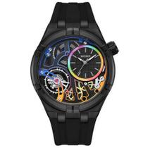 Relógio de quartzo esportivo militar masculino pulseira de silicone impermeável