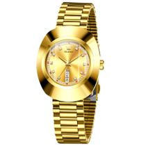 Relógio de quartzo fashion mostrador redondo pulseira de aço inoxidável Relógio de quartzo fashion mostrador redondo pulseira de aço inoxidável