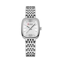 Relógio De Quartzo Feminino À Prova d'Água Com Pulseira De Aço Inoxidável Dourado CURREN 9093,
