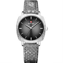 Relógio de Quartzo Feminino com Estampa Animal Print Pulseira de Couro Genuíno Relógio de Quartzo Feminino com Estampa Animal Print Pulseira de Couro Genuíno