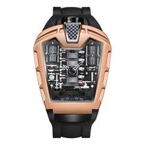 Relógio de quartzo genérico masculino esportivo de 45 mm resistente à água