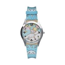 Relógio De Quartzo Infantil Sanrio Para Meninas Kuromi Hello Kitty Com Pulseira De Silicone Presente