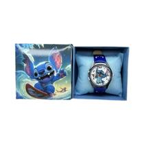 Relógio De Quartzo Kawaii Stitch Para Meninas Caixa Surpresa Presente De Aniversário Relógio