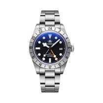 Relógio De Quartzo Luminosa ADDIESDIVE GMT À Prova d'Água De 39mm Para Homens, Vidro Bubble De 20