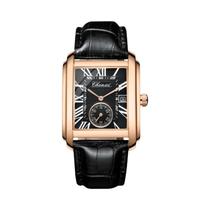 Relógio De Quartzo Masculino À Prova d'Água Com Pulseira De Couro, Calendário Militar Elegante