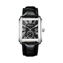 Relógio De Quartzo Masculino À Prova d'Água Com Pulseira De Couro CHENXI 8216, Mostrador Quadrado