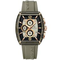 relógio de quartzo masculino casual luminoso à prova dagua 30m esportivo