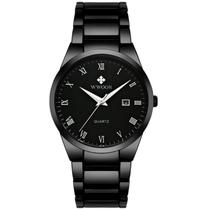 Relógio de Quartzo Masculino com Data automática em Aço Inoxidavel Casual Relógio de Quartzo Masculino com Data automática em Aço Inoxidavel Casual