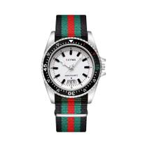 Relógio De Quartzo Masculino Com Pulseira De Nylon, Calendário, Luxuoso, Simples, Para Negócios, Com Relógio De Quartzo Masculino Com Pulseira De Nylon, Calendário, Luxuoso, Simples, Para Negócios, Com