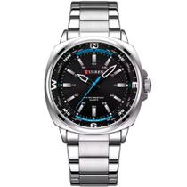 Relógio de quartzo masculino display analógico, pulseira de aço inoxidável Impermeavel Relógio de quartzo masculino display analógico, pulseira de aço inoxidável Impermeavel